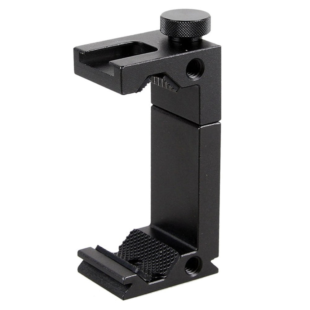 YICHUANG JH - 01 Aluminum Alloy Phone Tripod Clip Holder Clamp Adapter for 65 - 95cm - laboratorydeal