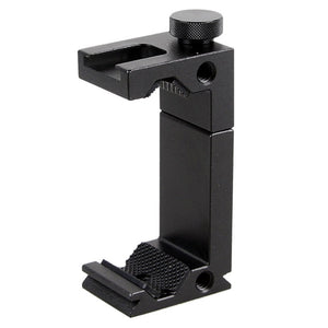 YICHUANG JH - 01 Aluminum Alloy Phone Tripod Clip Holder Clamp Adapter for 65 - 95cm - laboratorydeal