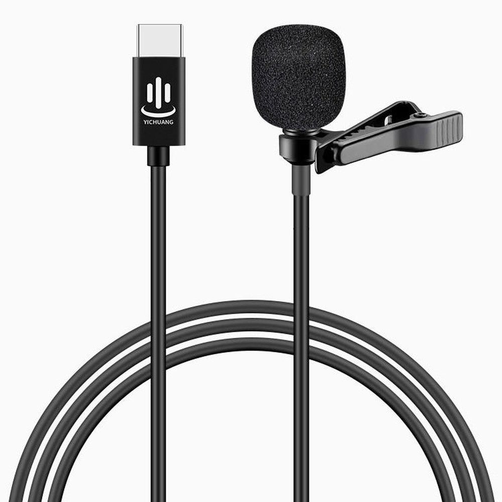 YICHUANG YC - LM10 USB - C / Type - C Intelligent Noise Reduction Condenser Lavalier Microphone, Cable Length: 1.5m, YC - LM10 - laboratorydeal