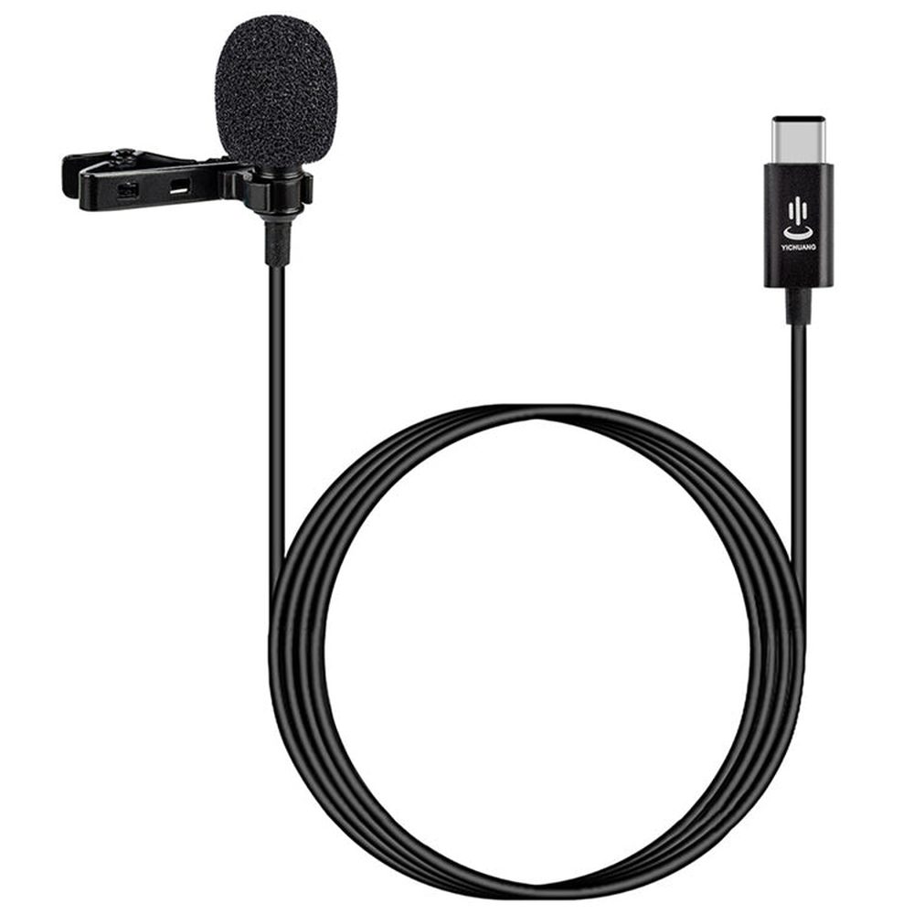 YICHUANG YC - LM10 USB - C / Type - C Intelligent Noise Reduction Condenser Lavalier Microphone, Cable Length: 1.5m, YC - LM10 - laboratorydeal