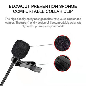 YICHUANG YC - LM10 USB - C / Type - C Intelligent Noise Reduction Condenser Lavalier Microphone, Cable Length: 1.5m, YC - LM10 - laboratorydeal