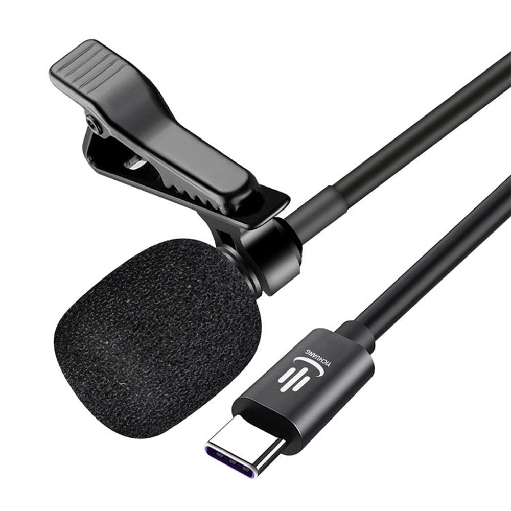 YICHUANG YC - LM10 USB - C / Type - C Intelligent Noise Reduction Condenser Lavalier Microphone, Cable Length: 1.5m, YC - LM10 - laboratorydeal