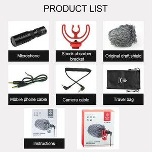 YICHUANG YC - VM100 3.5mm Port Portable Pointing Noise Reduction Microphone - laboratorydeal