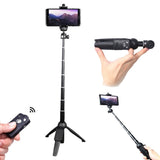YUNTENG Mobile Phone Selfie Rod Tripod With Bluetooth Remote Control, 9928 Black, 9928N Black