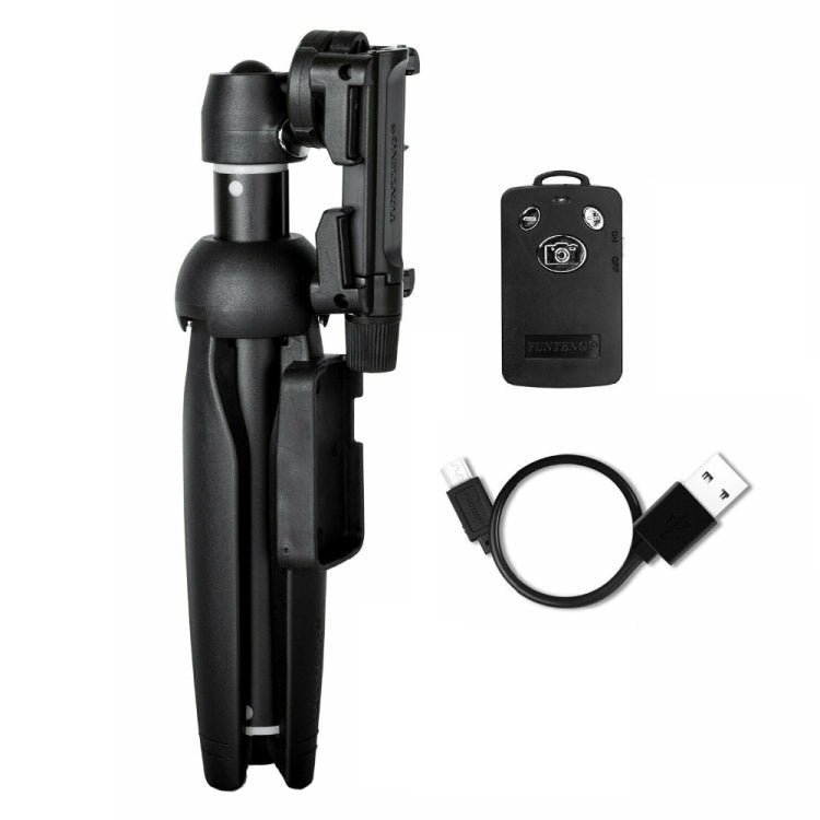 YUNTENG Mobile Phone Selfie Rod Tripod With Bluetooth Remote Control, 9928 Black, 9928N Black - laboratorydeal