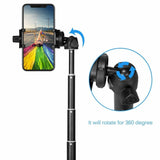 YUNTENG Mobile Phone Selfie Rod Tripod With Bluetooth Remote Control, 9928 Black, 9928N Black