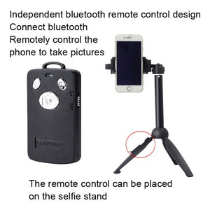 YUNTENG Mobile Phone Selfie Rod Tripod With Bluetooth Remote Control, 9928 Black, 9928N Black - laboratorydeal