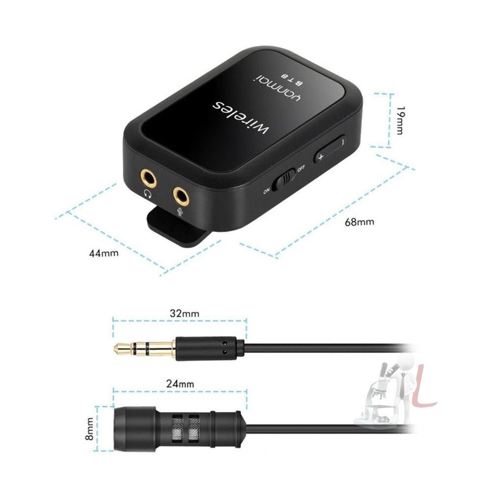 Yanmai BT8 Bluetooth Wireless Microphone - laboratorydeal