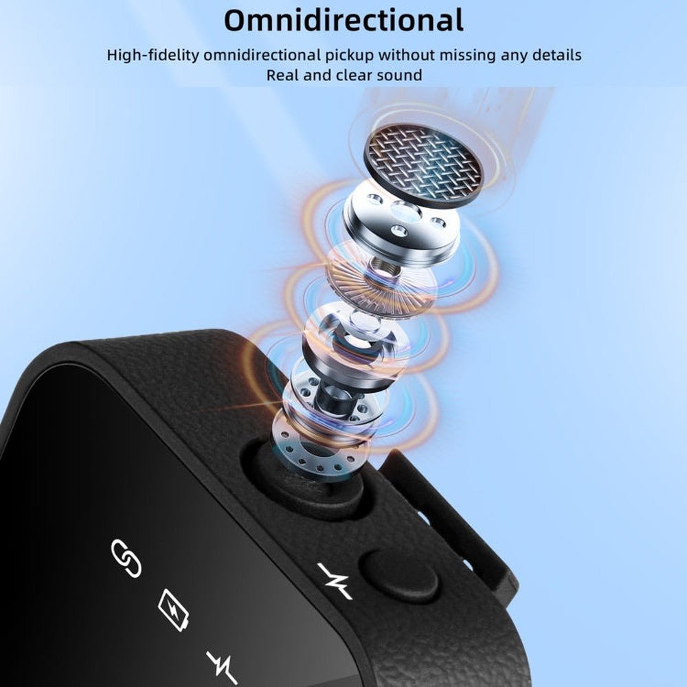 Yanmai GF525 2 in 1 Broadcast 2.4G Wireless Lavalier Microphone Mini Clip - on Mic with LED Display - laboratorydeal