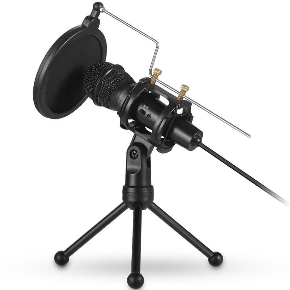 Yanmai PS - 3 Mini Portable Microphone Anti - network Shockproof Desktop Stand - laboratorydeal