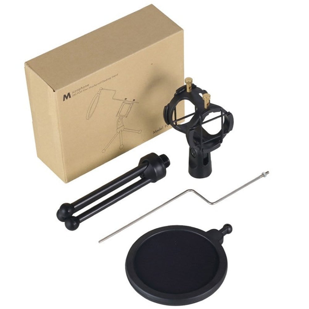 Yanmai PS - 3 Mini Portable Microphone Anti - network Shockproof Desktop Stand - laboratorydeal