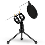 Yanmai PS-3 Mini Portable Microphone Anti-network Shockproof Desktop Stand
