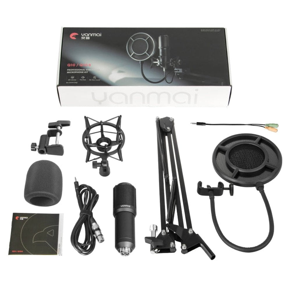 Yanmai Q10 3.5mm Recording Microphone Kit, Q10 - laboratorydeal