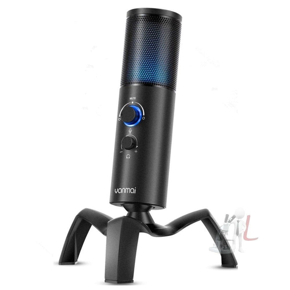 Yanmai Q18 USB Professional Computer Microphone Anchor Recording Karaoke Condenser Microphone - laboratorydeal
