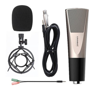 Yanmai Q6 Professional Game Condenser Sound Recording Microphone, Compatible with PC and Mac for Live Broadcast Show, KTV, etc. - laboratorydeal