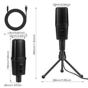 Yanmai SF - 970 Professional Condenser Sound Recording Microphone with Tripod Holder & USB Cable , Cable Length: 1.8m - laboratorydeal