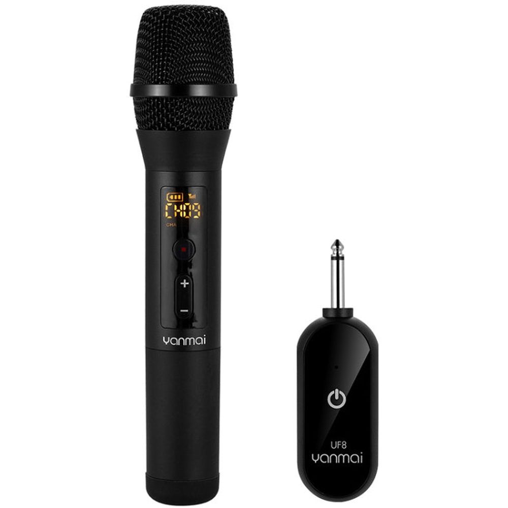 Yanmai UF8 UHF Wireless Dynamic Microphone with LCD Display, UF8 - laboratorydeal