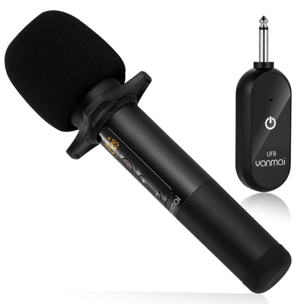 Yanmai UF8 UHF Wireless Dynamic Microphone with LCD Display, UF8 - laboratorydeal