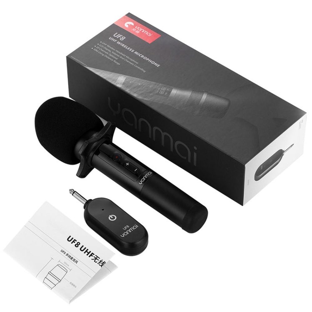 Yanmai UF8 UHF Wireless Dynamic Microphone with LCD Display, UF8 - laboratorydeal