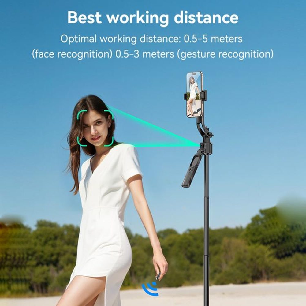 Yesido SF23 Face Tracking Tripod Bluetooth Selfie Stick - laboratorydeal