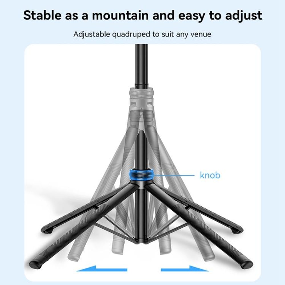 Yesido SF23 Face Tracking Tripod Bluetooth Selfie Stick - laboratorydeal