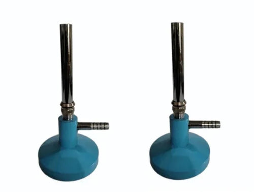 Bunsen Burner Lab Size - Standard Laboratory Burner Without Stopcock pack of 2