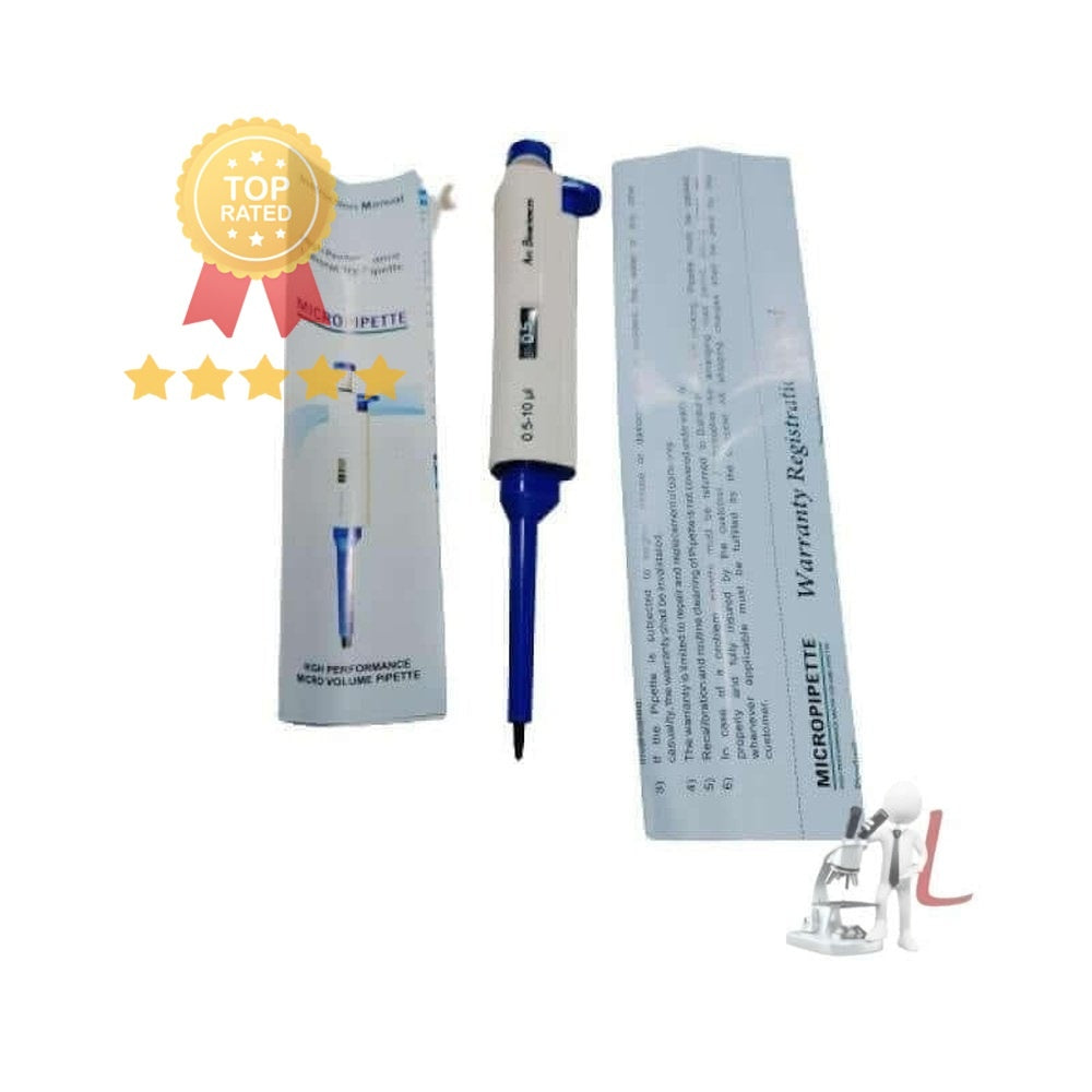 Micropipette 0.5-10ul  Excellent Variable Volume- Laboratory equipment
