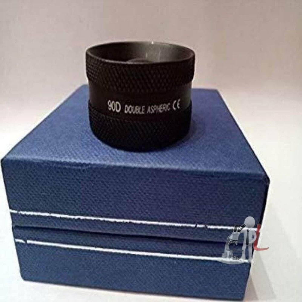 90D Double Aspheric Lens OPTOMETRY in Wooden Box - Laboratorydeal