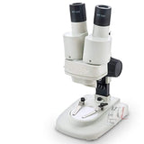 ARGLabs Binocular Microscope(mini), For Beginners, LED Light, White Stage, AA Battery Operated, Bilateral Coarse Focus, With Dustcover & Styrofoam Case- BISS