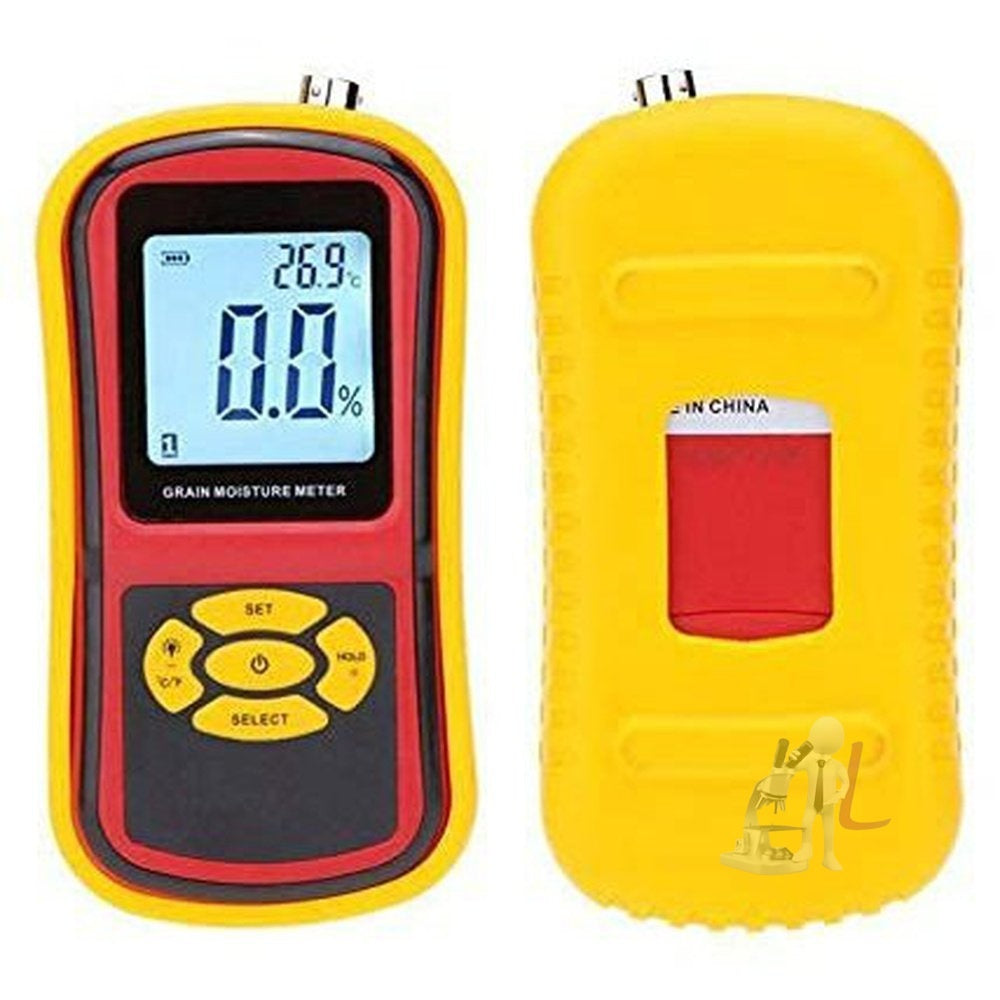 ARGLabs Digital Grain Moisture Meter with Measuring Probe Lcd Hygrometer Humidity Tester for Wheat, Corn, Rice, Bean- BISS
