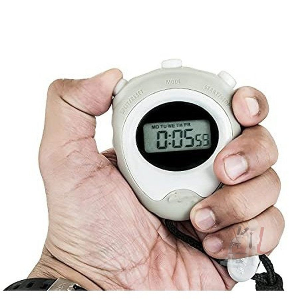 ARGLabs LCD Digital Professional Stopwatch, Displays Normal Time, Hours, Minutes, Seconds, Days, Dates, Months- BISS
