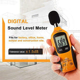 ARGLabs LCD Digital Sound Level Meter Portable Noise Decibel Monitor Pressure Tester- BISS