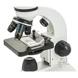 Student Monocular Duo-Scope Cordless LED Microscope Dual Illuminated For Slides & Small Solid Objects Cordless Portable