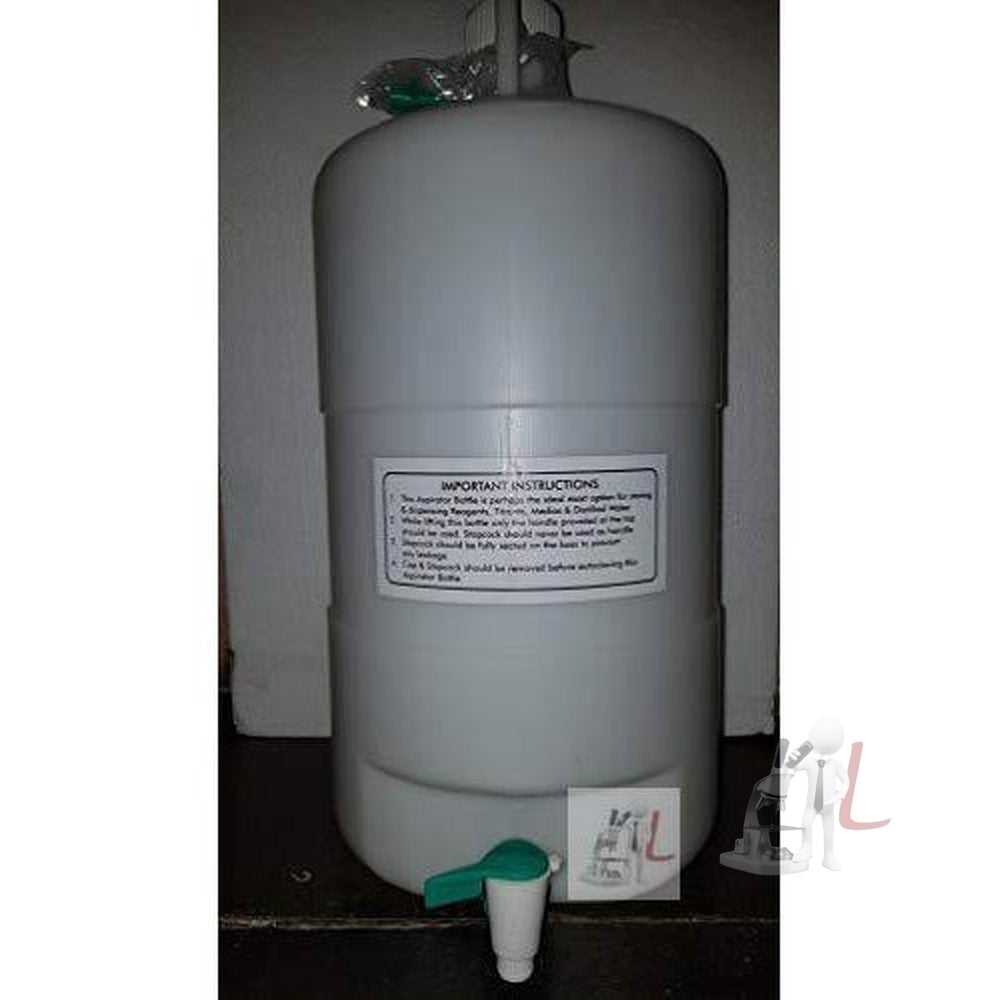 Aspirator Bottle 10 Liters (Polypropylene) - Laboratorydeal
