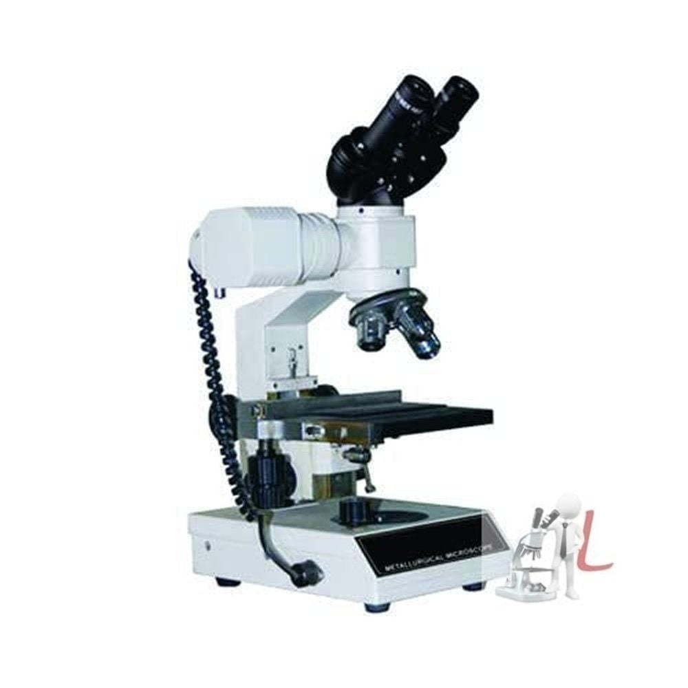BINOCULAR METALLURGICAL MICROSCOPE- 