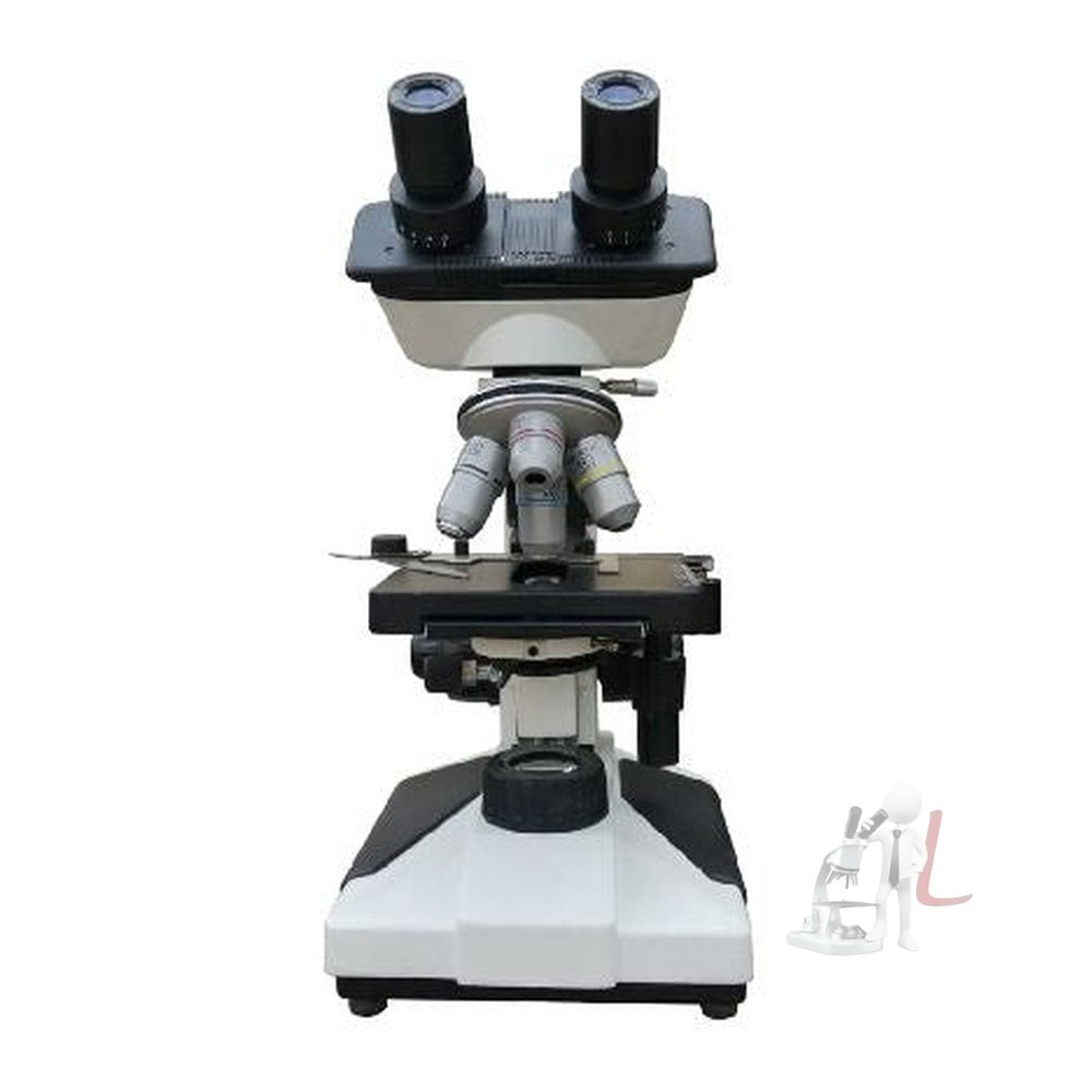 Pathological Doctor Compound Student Binocular Microscope LED Illumination with Semi-Plan Achro Objectives and Kit - Laboratorydeal