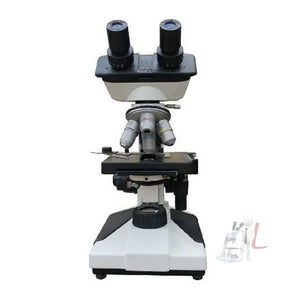 Pathological Doctor Compound Student Binocular Microscope LED Illumination with Semi-Plan Achro Objectives and Kit - Laboratorydeal