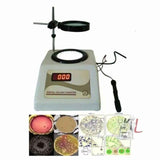 Blue Digital Colony Counter with Pen and Magnifier Lens