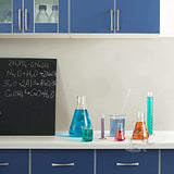 Borosilicate 3.3 Glass Measuring Cylinder 5 ml, 10 ml, 25 ml, 50 ml, 100 ml, 250 ml with Graduation Marks, Set of 6 Measuring Cylinders - Laboratorydeal