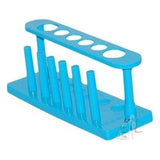 Borosilicate Glass Test Tube 15X125MM with Test Tube Stand & Test Tube Holder. Combo Pack of 8 - Laboratorydeal