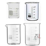 Borosilicate Glass Beakers - 50ml, 100ml, 250ml, 500ml
