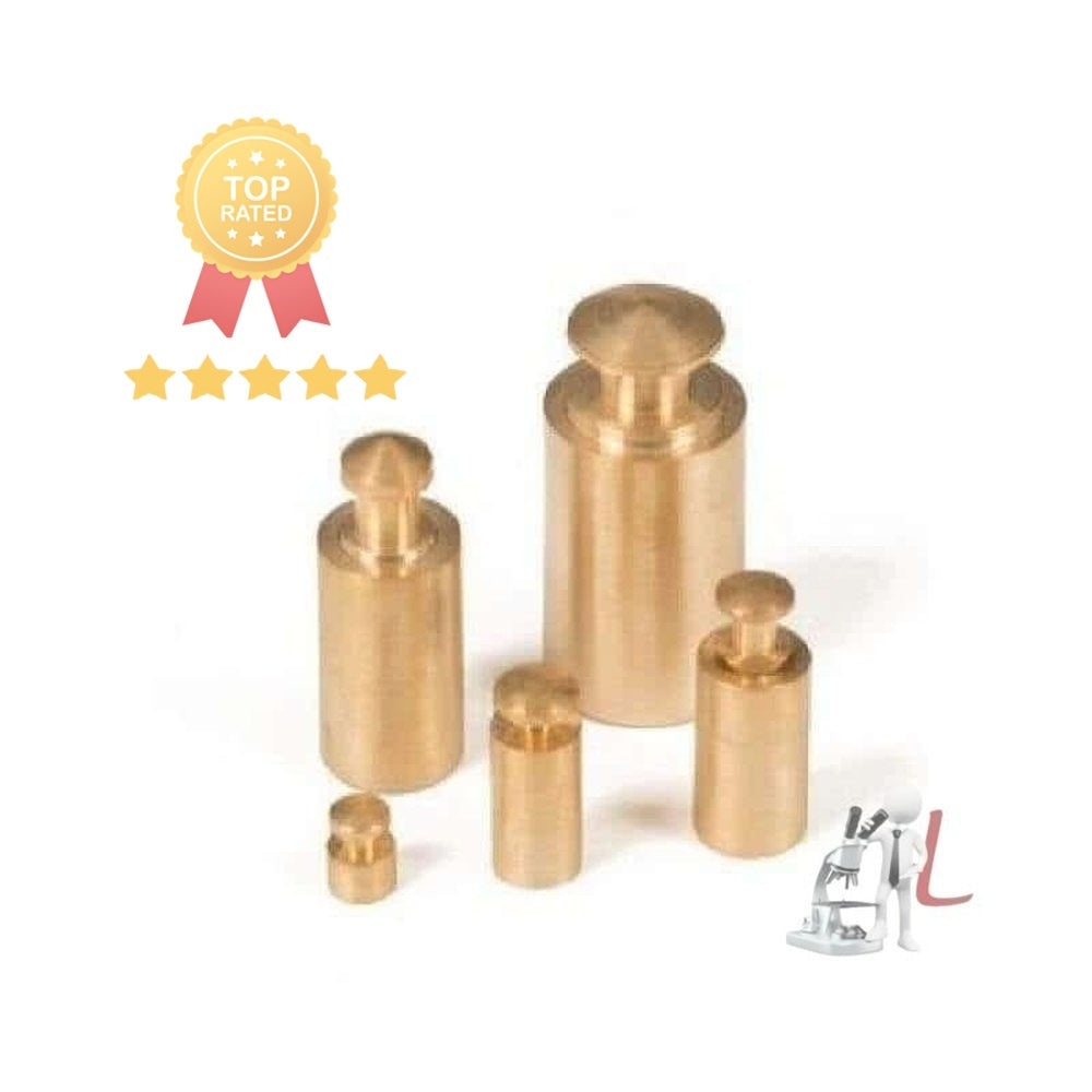Brass Weights with Knobs- lab instruments