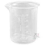 Combo Pack (4pcs) 50ml 100ml, 250ml, 500ml Plastic Beaker Set Measuring Cup Transparent- lab plasticware