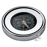 Compass Stainless Steel Directional Military Magnetic Compass (4.3 cm) for Feng Shui/Travel- Laboratory equipments