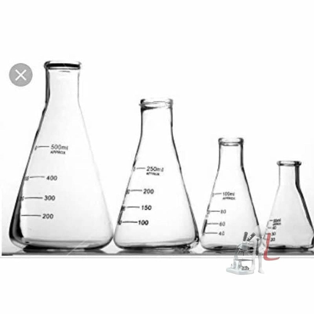 Conical Flask 1000ml Price (pack of 2)- Laboratory equipments