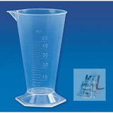 Conical Measure 12 ml polypropylene (pack of 12)- 