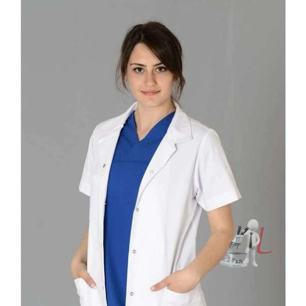 Cotton Lab Coat (L32) White - Laboratorydeal
