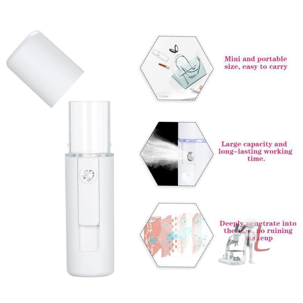 Diamond shape Hand Sanitizer Spray nano, Nano Hand Sanitizer Spray Machine, Flip Top Bottle, 30 ML - Laboratorydeal