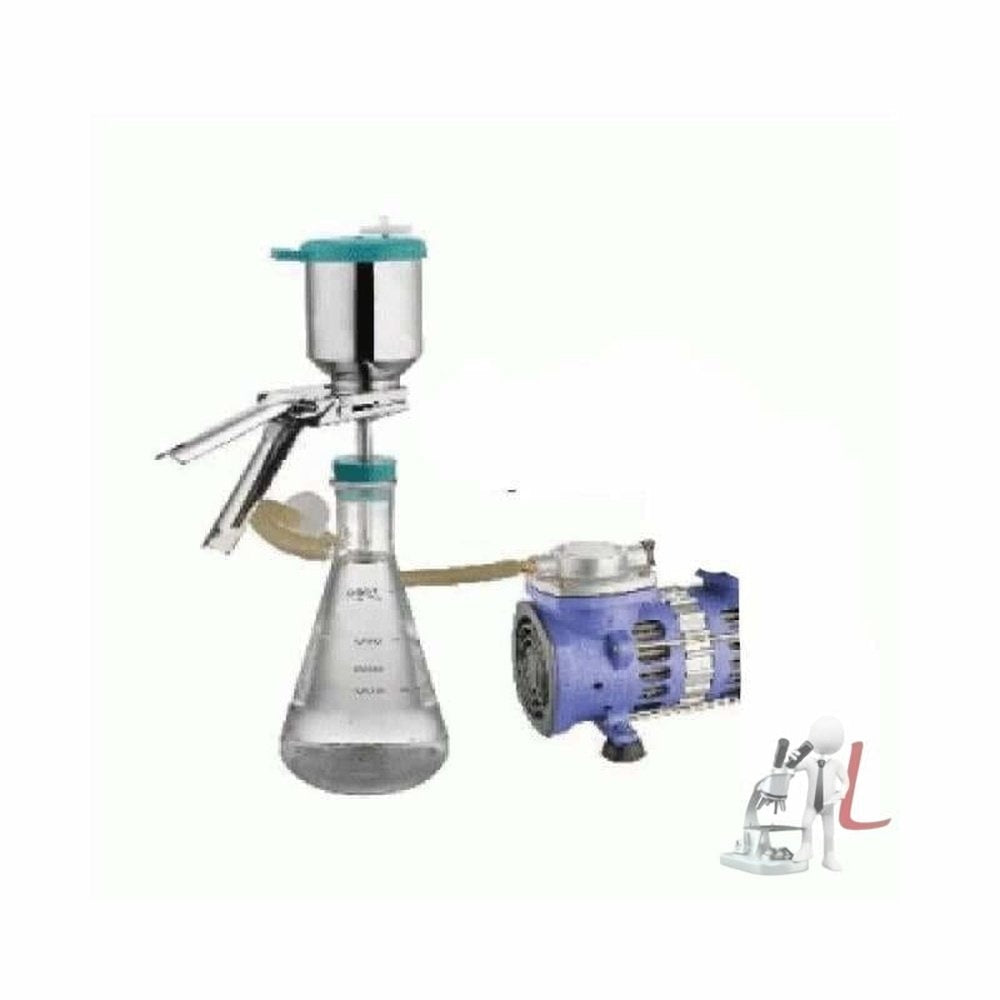 Filtration Assembly With Oil Free Vacuum Pump industrial lab- laboratory S.S Filtration Assembly With Oil Free Vacuum Pump