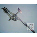 Four Finger Clamp (Cross Pattern) Brass with 9 inch rod - Laboratorydeal